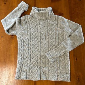IrelandsEye Cable Knit Wool/Cashmere Sweater